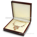 Luxury wooden necklace box with high gloss finish